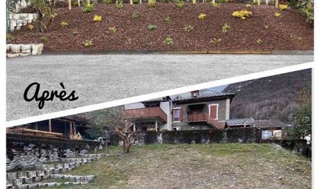 Aménagement d'un talus sur massif - PARCS ET JARDINS à Gilly-sur-Isère