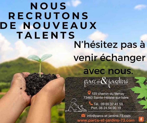 Création et entretien d'espaces verts Albertville Parcs et Jardins