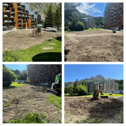Réfection et remise en forme des espaces verts vers Albertville, Albertville, Parcs et Jardins