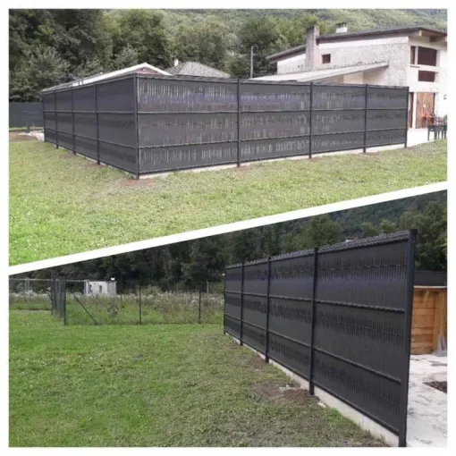 Pose de brise-vue pour piscine à Faverges, Albertville, Parcs et Jardins