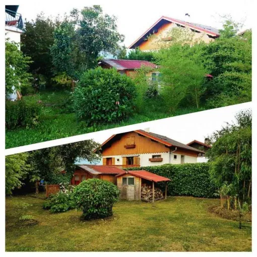 Entretien d'un jardin abandonné à Albertville, Albertville, Parcs et Jardins