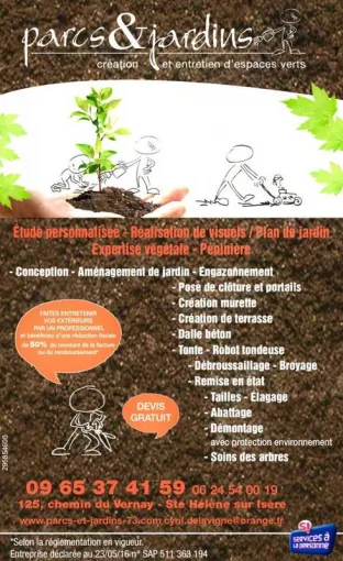 Travaux de printemps, Albertville, Parcs et Jardins