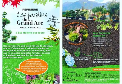 Vente de végétaux d'ornements et originaux vers Albertville, Albertville, Parcs et Jardins