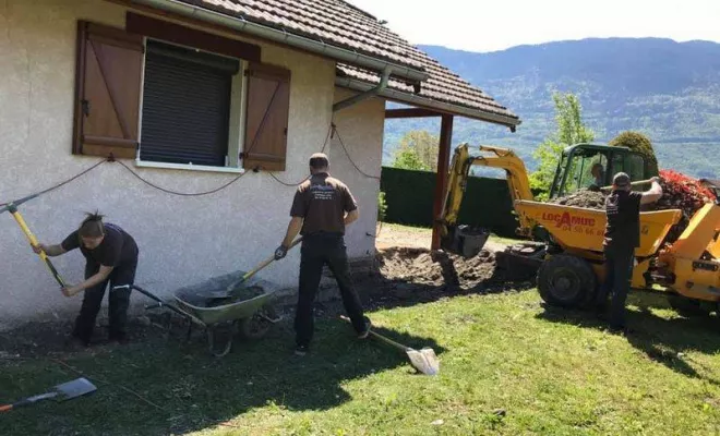 Aménagements de terrasses, Albertville, Parcs et Jardins