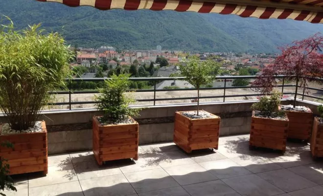 Aménagements de terrasses, Albertville, Parcs et Jardins
