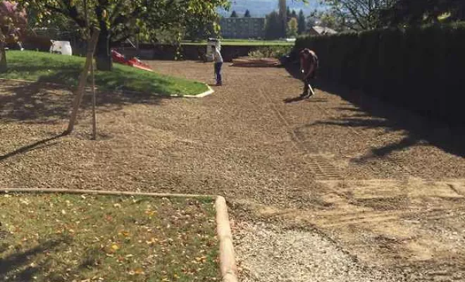Cours et chemins, Albertville, Parcs et Jardins