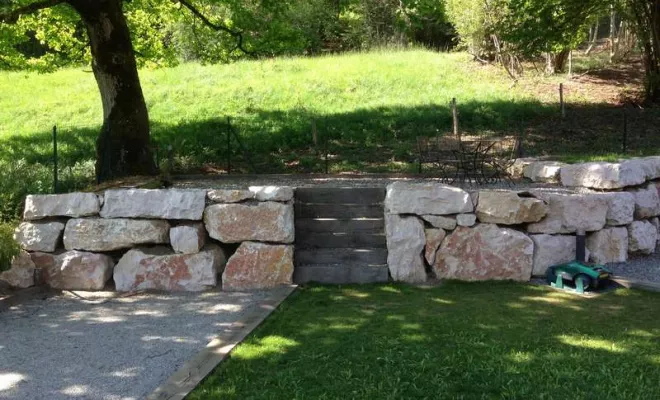 Création de muret de soutènement à Albertville, Albertville, Parcs et Jardins