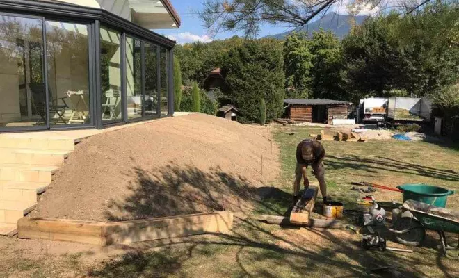 Terrassements : modelage paysager, Albertville, Parcs et Jardins