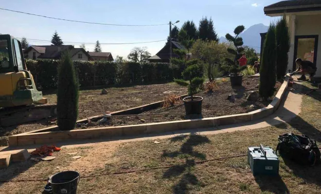 Terrassements : modelage paysager, Albertville, Parcs et Jardins